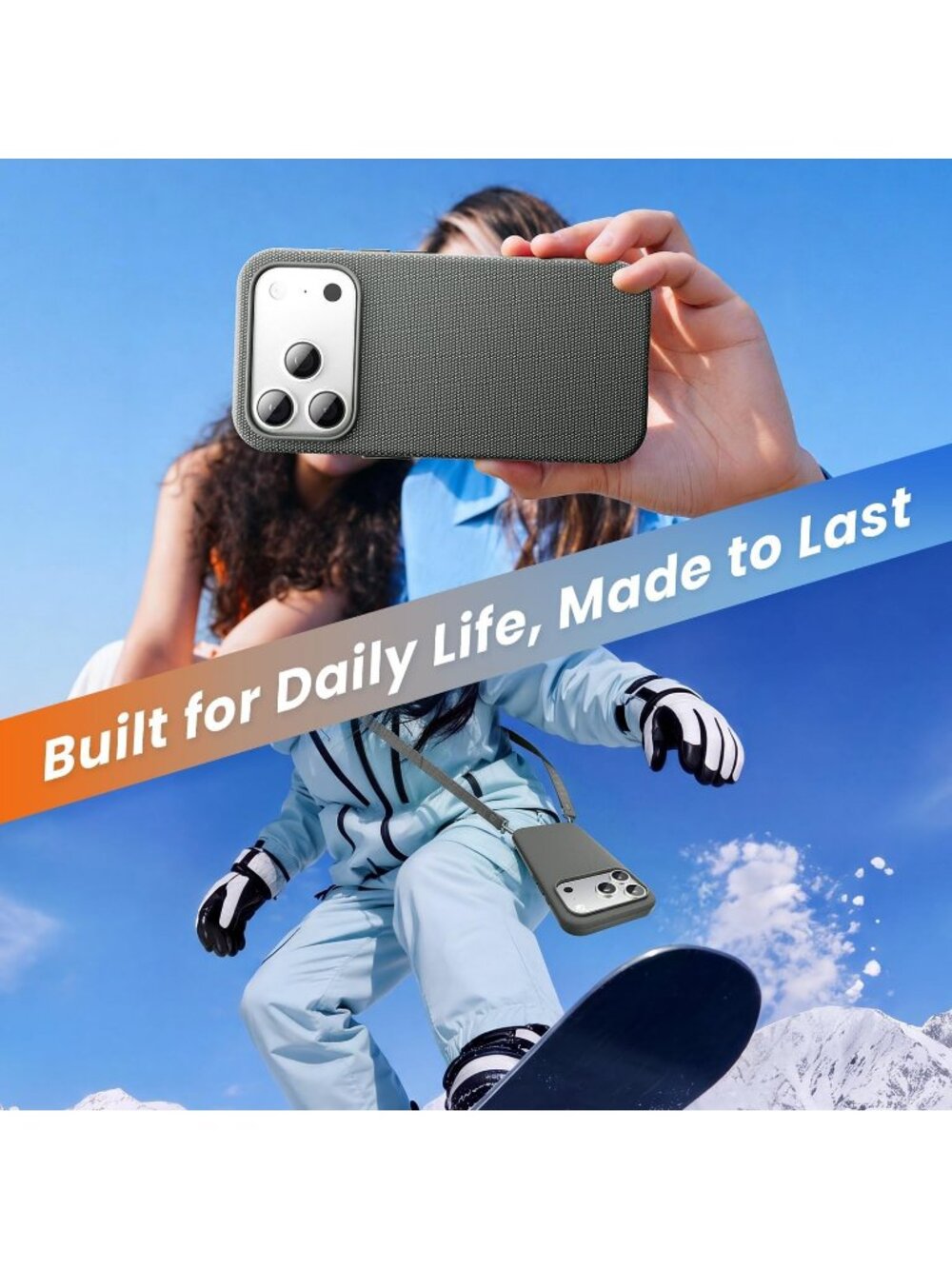 iPhone 18 Pro Max Black Techwoven Drop Protection Shockproof Skin-Friendly Case - Picture 7 of 7
